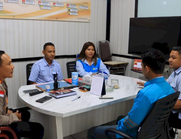 Silaturahmi PT PLN NPS PLTMG Maumere Dengan Polres Sikka Perkuat Sinergitas