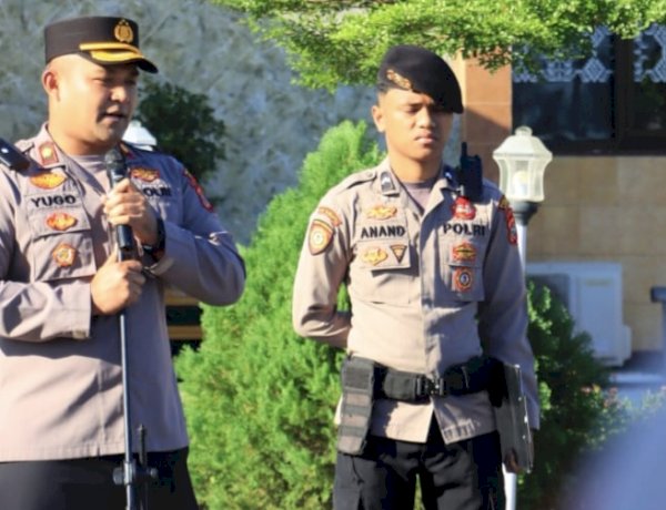 Disiplin dan Profesionalitas Ditekankan, Wakapolres Sikka Pimpin Apel Pagi dan Jam Pimpinan