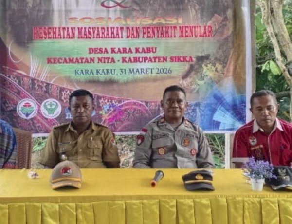 “Pesan Kuat Kapolsek Nita: Transparansi Pembangunan dan Kesadaran Kesehatan adalah Tanggung Jawab Bersama”