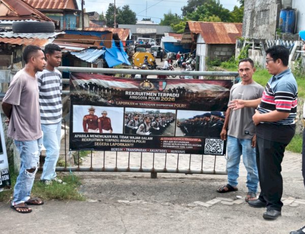 Propam Polres Sikka Turun ke Jalan, Perangi Calo Rekrutmen Polri 2026 Lewat QR Pengaduan