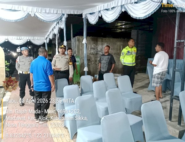 “Di Balik Sunyinya Malam Sikka, Patroli Polres Sikka Pastikan Keamanan Tetap Terkendali”