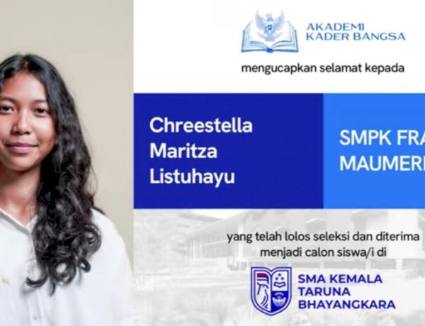 Dari Maumere Menuju Taruna Bhayangkara: Chreestella Maritza Listuhayu Tembus Seleksi Nasional, Satu-satunya Wakil NTT dari 17.921 Peserta