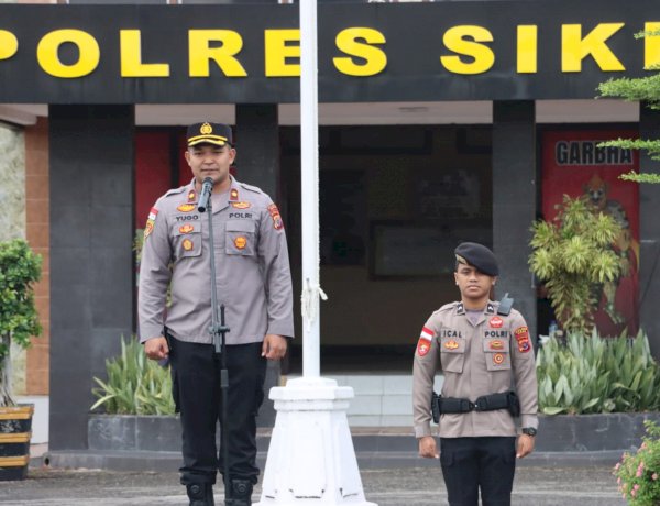 Tegas dan Humanis, Wakapolres Sikka Tekankan Profesionalisme dan Larangan Judi Online dalam Apel Jam Pimpinan