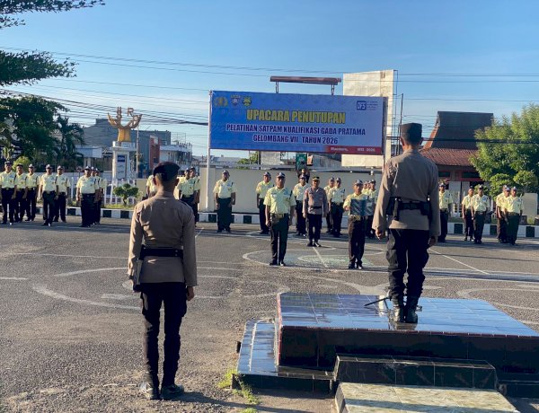 “Polres Sikka Tutup Pelatihan Satpam Gada Pratama Gelombang VII, 153 Lulusan Ditegaskan Siap Jadi Garda Pengamanan Profesional”
