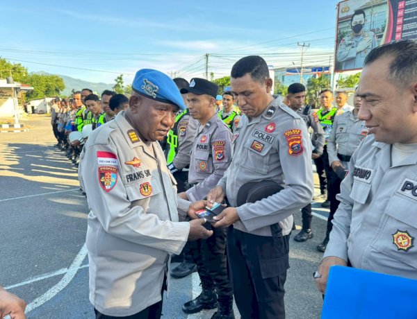 “Propam Polres Sikka Gencarkan Gaktibplin, AKP Fransiskus Somba Say Kobarkan Semangat Disiplin Personel”