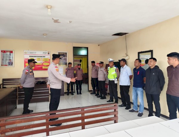 Disiplin Pagi dan Kesiapsiagaan Diperketat, Polres Sikka Pastikan Personel, Tahanan, hingga Piket Jajaran Tetap Siaga