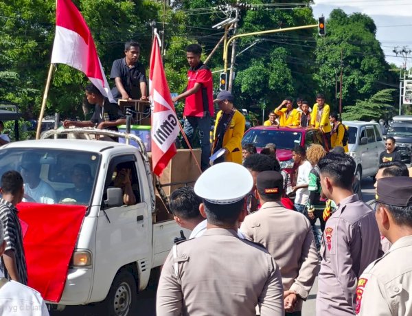 Menjaga Demokrasi Tanpa Mengorbankan Stabilitas, Polres Sikka Amankan Aksi Damai”