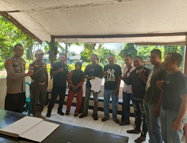 Diduga Dipicu Penertiban Lapak Ikan di Bahu Jalan, Perselisihan Pengrusakan Boks Ikan di Waipare Berakhir Damai