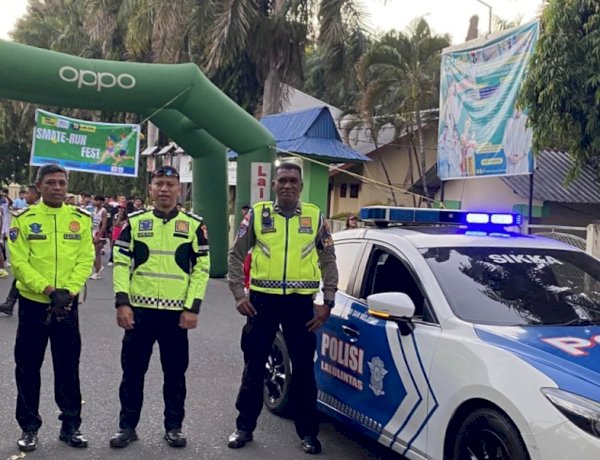 SMATER Run Fest 2026 Aman dan Lancar, Satlantas Polres Sikka Tunjukkan Pelayanan Presisi