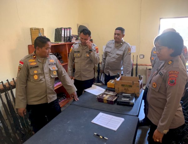 “Perkuat Tata Kelola Logistik, Biro Logistik Polda NTT Supervisi Baglog Polres Sikka”