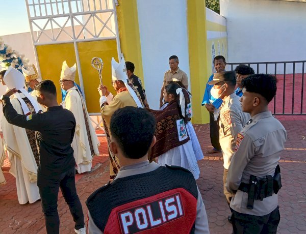 Polres Sikka Siaga Penuh, Pembukaan Nusra Youth Day III Berlangsung Kondusif di Tengah Ribuan Peserta