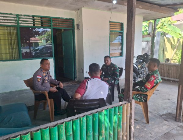 TNI–Polri di Sikka Perkokoh Soliditas, Seluruh Kapolsek Serentak Sambangi Koramil Demi Kamtibmas yang Kondusif