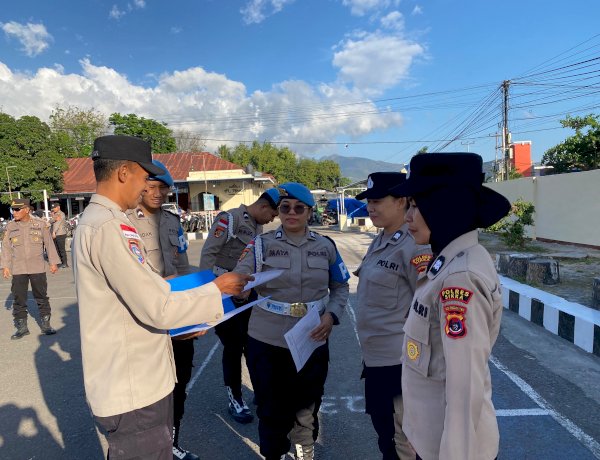 Disiplin Bukan Sekedar Seremoni, Polres,Sikka Perkokoh Barisan Melalui Apel Fungsi Dan Operasi Gaktibplin