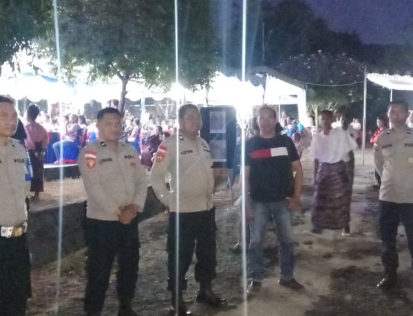 Warisan Leluhur Dirayakan, Polsek Lela Polres Sikka Berdiri di Garda Pengamanan Festival Natar Sikka 2026