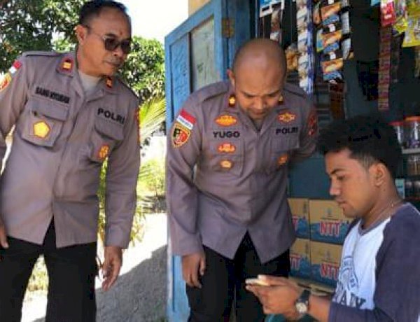 Wakapolres Sikka Uji Respons Call Center 110 Lewat Mystery Call Bersama Warga Nelle