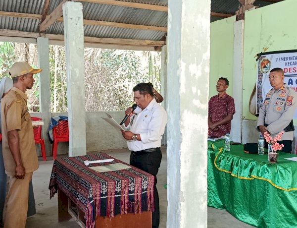 “Estafet Kepemimpinan Desa Runut Sikka Bergulir, Ignasius Nong Sedis Resmi Jabat Penjabat Kepala Desa”