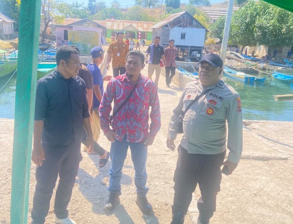 Dari Panen Raya hingga Tinjau Pabrik Es, Polres Sikka Pastikan Kunjungan Bupati Sikka Berjalan Aman
