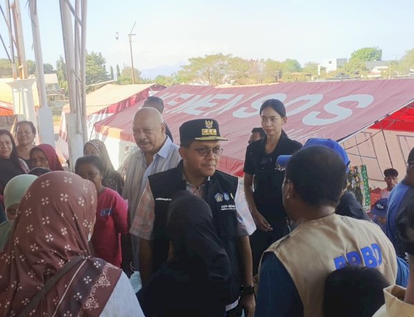 Dari Gelora Samador Maumere untuk Korban Gempa: DPR RI dan Gubernur NTT Turun Langsung Menguatkan Pengungsi
