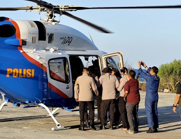 Polres Sikka Terus Bergerak Pascagempa: Logistik Mengalir, Korban Palue Dievakuasi dengan Helikopter Polri
