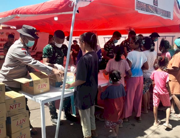 Unit Siaga Logistik Posko Samador Bergerak Cepat, Makanan Siang Disalurkan untuk Pengungsi Gempa