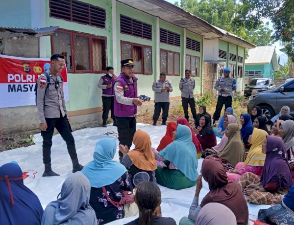 Pulihkan Luka di Tengah Bencana, Tim Psikologi Polri Hadir Menyentuh Warga Terdampak Gempa di Nangahale Sikka