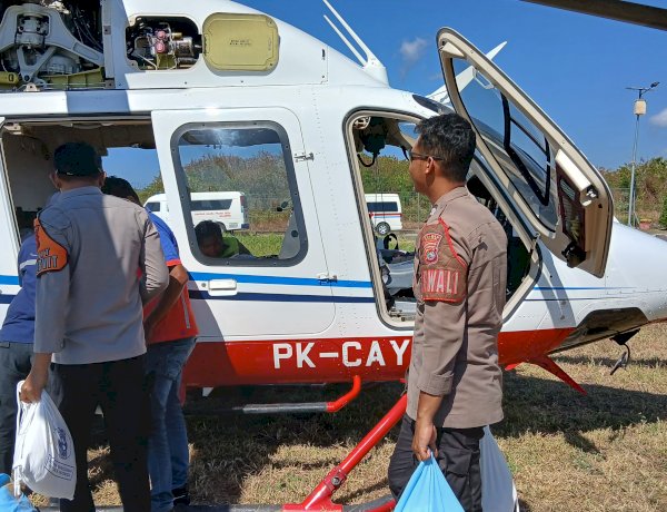 Logistik Bantuan Sembako Bergerak ke Pulau Palue, Distribusi Kemanusiaan Dipercepat Melalui Jalur Udara