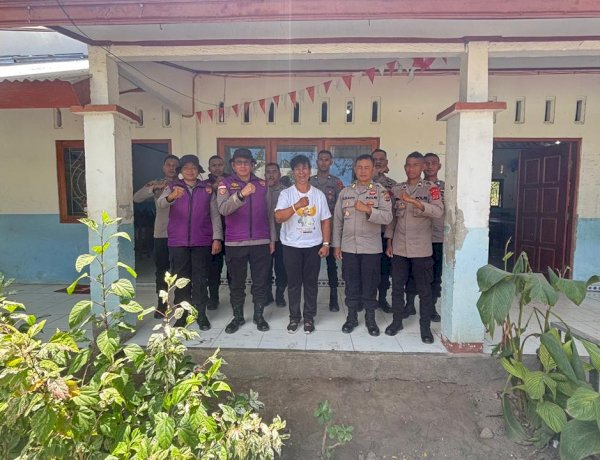 Polri Menguatkan Mental 600 Anak Sikka: Trauma Healing Jadi Jembatan Bangkit dan Kembali ke Sekolah Pasca Gempa Flores