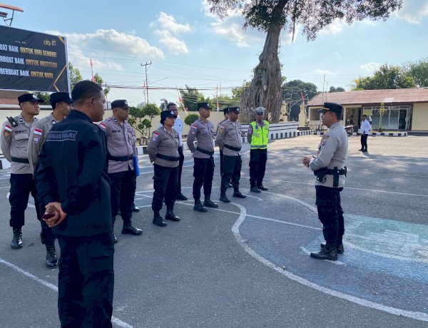 Apel Serentak di Semua Titik Posko, Polres Sikka Pastikan Personel Siap Siaga dan Siap Bergerak”