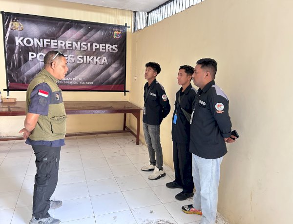 Setiap Langkah Menjadi Informasi, Humas Polres Sikka Publikasikan Apel Fungsi Personel