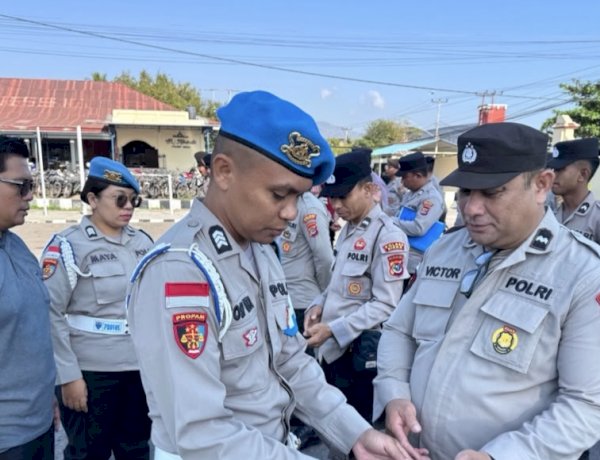 Tertib, Disiplin, dan Profesional, Propam Polres Sikka Intensifkan Pengawasan Personel