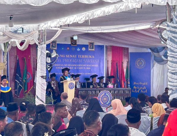Perwakilan Kapolres Sikka Hadir di Wisuda Ke-10 UMM, Personel Kawal Rangkaian Acara hingga Peresmian Klinik PKU