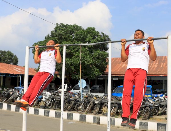 “Disiplin Kuat, Fisik Prima, Pelayanan Maksimal: Personel Polres Sikka Siapkan Diri untuk Masyarakat”