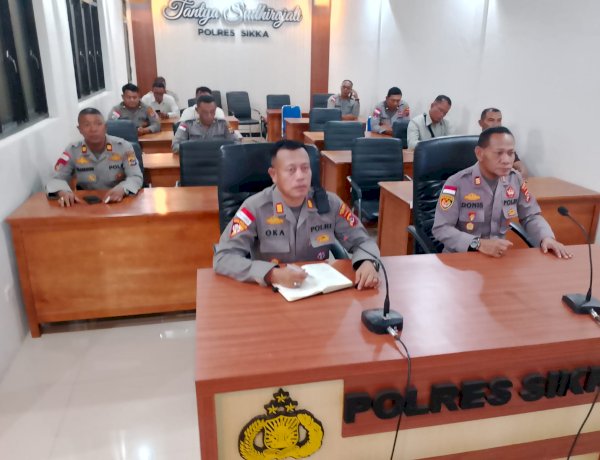 Polres Sikka Ikuti Sosialisasi Perlinsos Digital, Perkuat Pemahaman Transformasi Perlindungan Sosial
