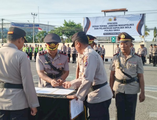 Estafet Kepemimpinan Bergulir di Polres Sikka, Kompol Jerry Manafe Jadi Wakapolres, Iptu Wilhelmus Besi Tuba Pimpin Polsek Bola