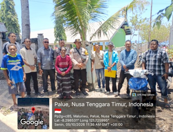 Monitoring dan Pengamanan Pengukuran Tanah di Palue, Seluruh Batas Disepakati Tanpa Sengketa