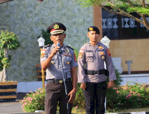 Wakapolres Sikka Amanatkan Penguatan Disiplin, Pengawasan Internal, dan Respons Cepat Antisipasi Gangguan Kamtibmas dalam Anev Mingguan