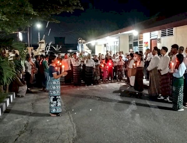 Bulan Rosario, Umat Katolik Gereja Oikumene Polres Sikka Bersatu dalam Doa dan Persaudaraan