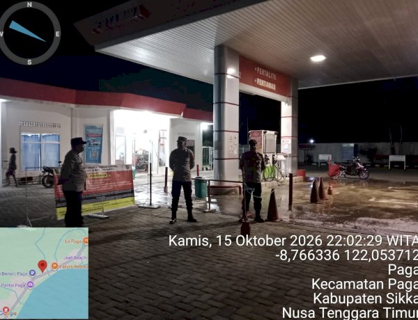 Persempit Peluang Kejahatan, Jajaran Polres Sikka Sisir Kawasan Rawan dan Pusat Aktivitas Warga Lewat Patroli Rutin