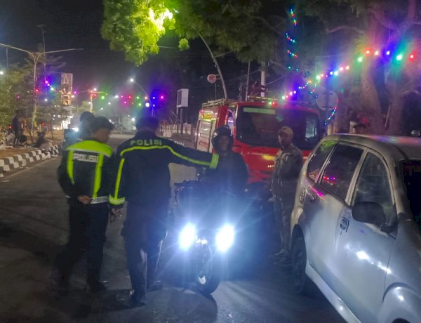 Polres Sikka Bergerak, 14 Motor Berknalpot Brong Terjaring Patroli Malam