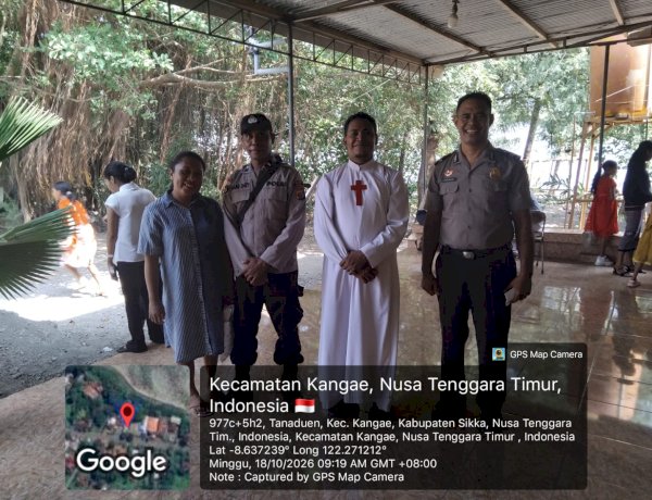 Polres Sikka dan Jajaran Polsek Bergerak Serentak, Patroli Minggu Kasih Jamin Keamanan dan Kindusivitas Ibadah