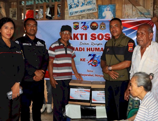 Bukan Sekadar Seremoni, Humas Polres Sikka Buktikan Kepedulian Lewat Aksi Nyata