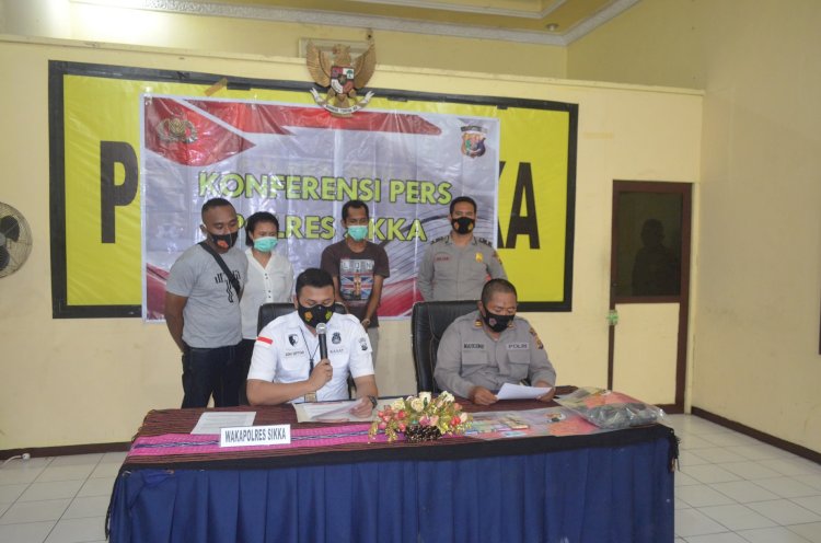 Sat Reskrim Polres Sikka Berhasil Ungkap Kasus Pencurian Kotak Amal Di Warung Suroboyo