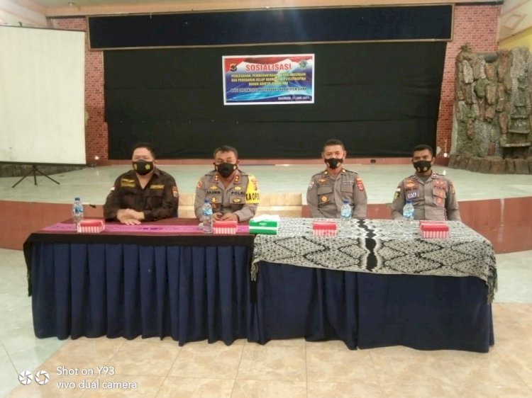 Polres Sikka Gelar Pelatihan Tracer Covid-19 Bagi Personilnya Dan Anggota KBPP Polri