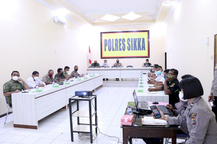 Kapolres Sikka Pimpin Rakor Lintas Sektoral Operasi Semana Santa Turangga 2022