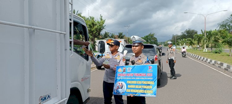 Operasi Patuh, Sat Lantas Polres Sikka Tilang Pengendara Yang Melanggar
