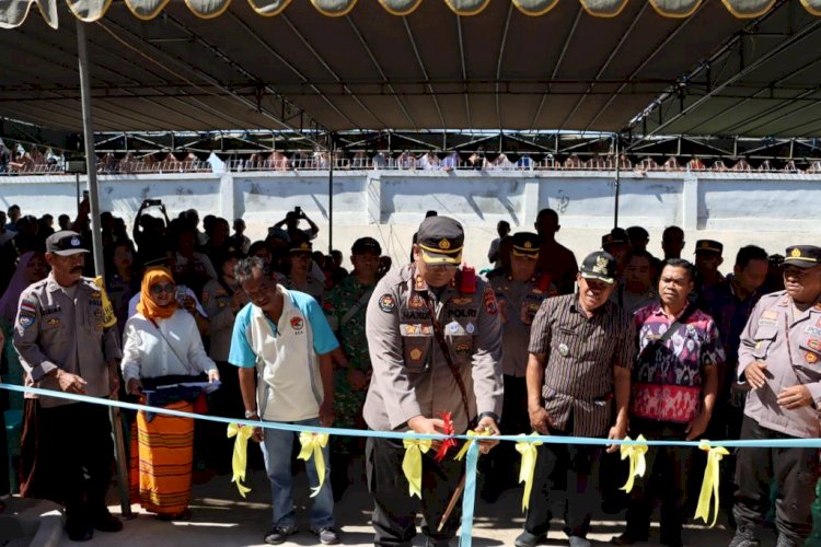 Kapolres Sikka Hardi Dinata Resmikan Pos Polisi Di Pulau Pemana