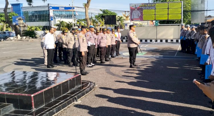 Polres Sikka Amankan  Tahapan Kampanye Pemilu di 6 Kecamatan.