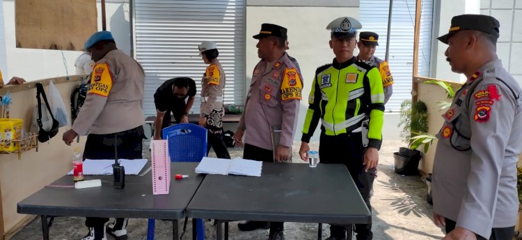 Kabag Ops Pimpin Patroli dan Pengecekan Pos Ops Lilin Turangga 2023