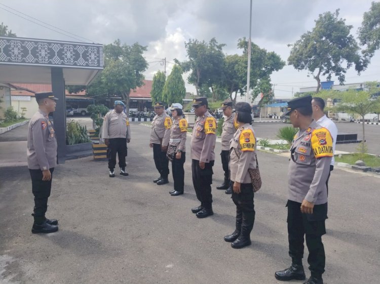 Satgas Operasi Mantap Brata Polres Sikka Patroli Intensif Jelang Pemilu 14 Februari  2024