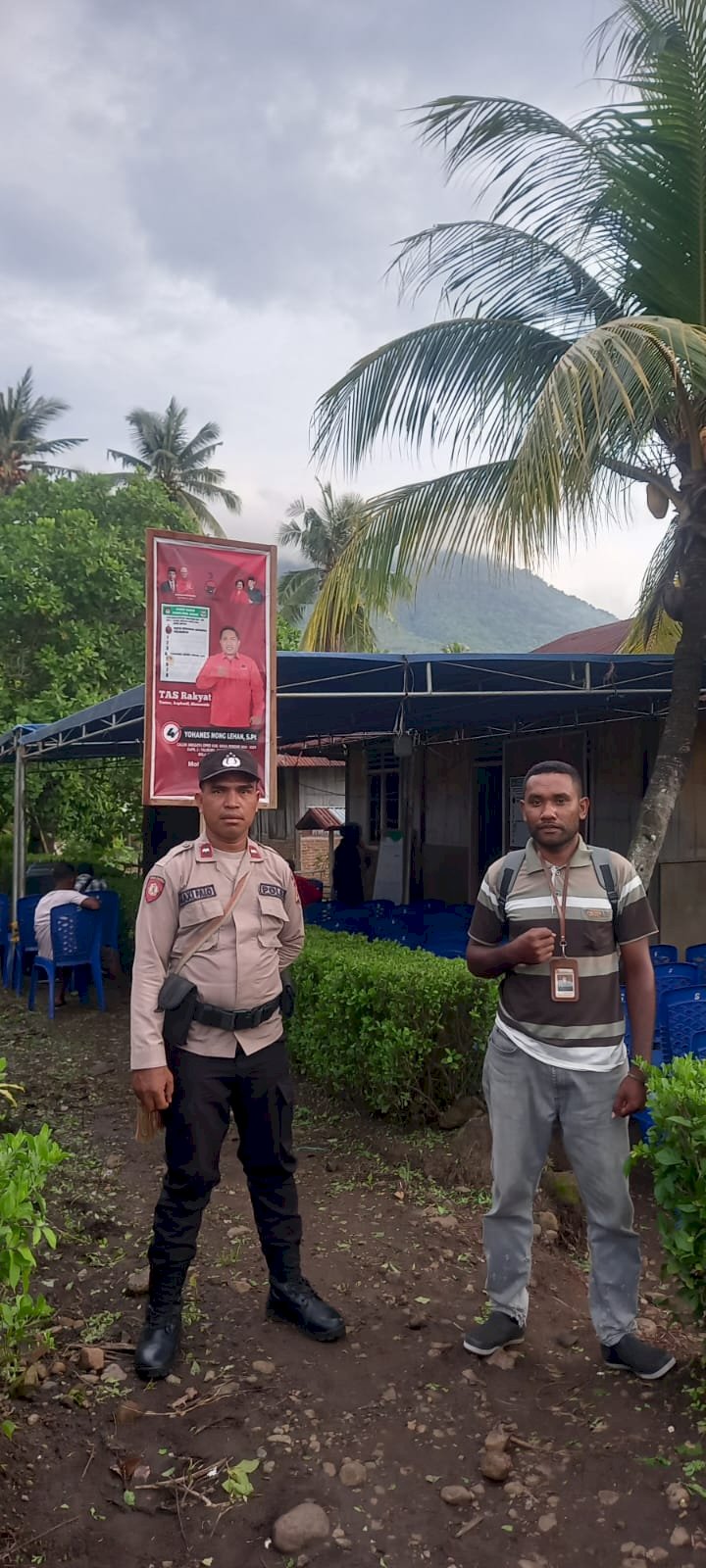 Pengamanan Kegiatan Kampanye Tatap Muka Caleg DPRD Kab. Sikka Dapil III